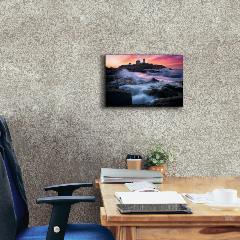Breakwater Bay 'Dawn Of A New Day' by Rick Berk Canvas Wall Art, 40" x 26", H 12 po x l 18 po x P 0,75 po