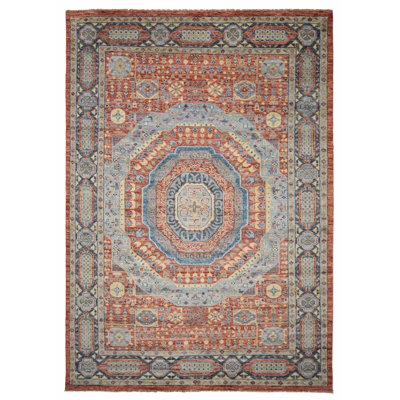 Tapis cuivre Mamluk 9 pi 10 po x 14 pi 0 po