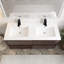 Ensemble de meuble-lavabo mural double 48 po Selbin