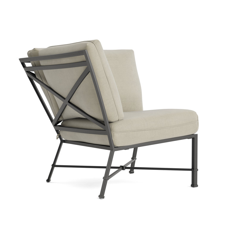 Venetian Outdoor Patio Sectional, Fusion Dove, Textured Pewter