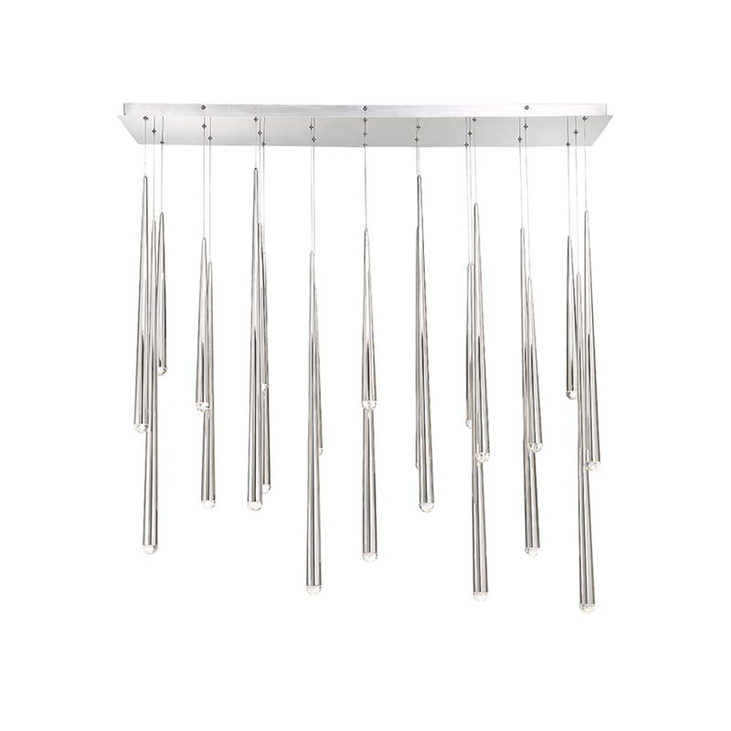 Luminaire suspendu en forme de goutte à DEL Cascade