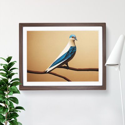 Amazing Dove Bird - Framed Print