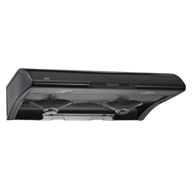 Hotte de cuisinière sous carosserie, Noir, 36"