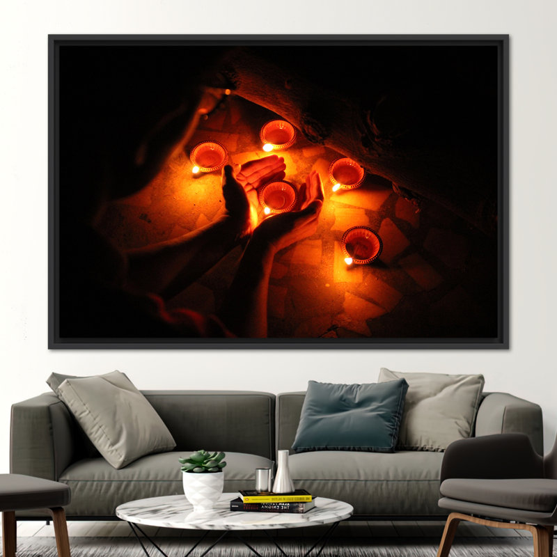 Affiche d'art sur toile Black Magic, H 41 po x l 94 po, Noir, Reproduction encadrée sans passe-partout