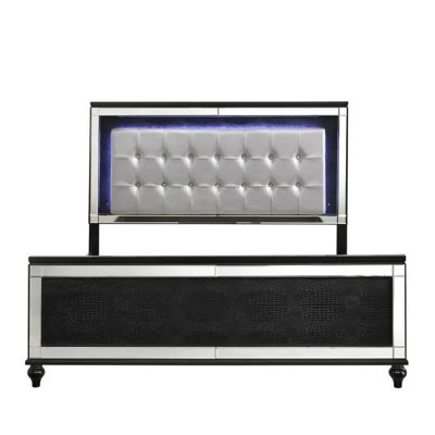 Lit plateforme tapissier Lee