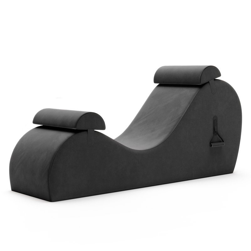 Chaise Chakra Yoga - 2 appuis-tête et poignées réglables avec sangles réglables, micro-velours / micro