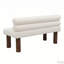 Banc de salle à manger rembourré, banc d'entrée avec pied en bois d'hévéa-1860341186-1860341191
