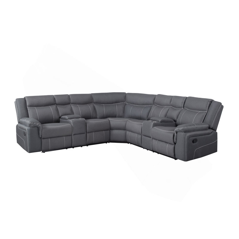 Canapé modulaire inclinable manuel 109,4 po