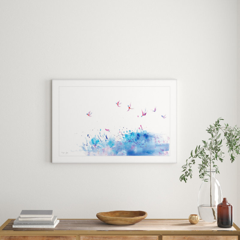 Maya Gur - Single Picture Frame Painting, 61cm H x 91cm W x 3.81cm D
