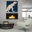«Dino I» par Lauren Rader, art mural en verre acrylique-101650360
