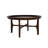 Essence Walnut Haze Solid Wood Round Coffee Table