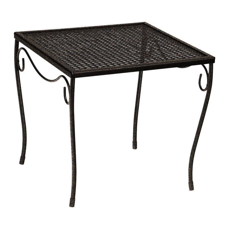 Briarwood Outdoor Square Side Table, Chestnut Brown, 12.5" W x 12.5" L x 13.7" H