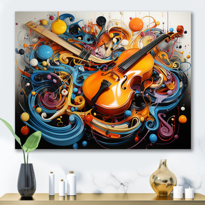 «Mansoora Colorful surreal symphony III», reproduction sur toile