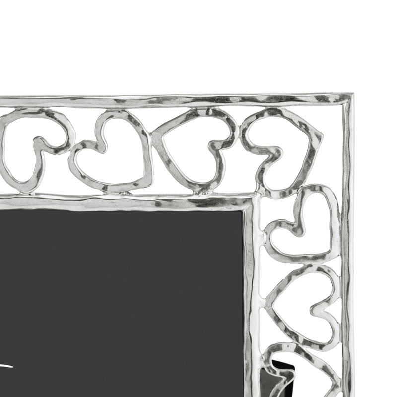 Heart Frame, Silver, 5" x 7"