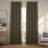 Oneridge Room Darkening Faux Linen Single Curtain Panel-806733072-907742788