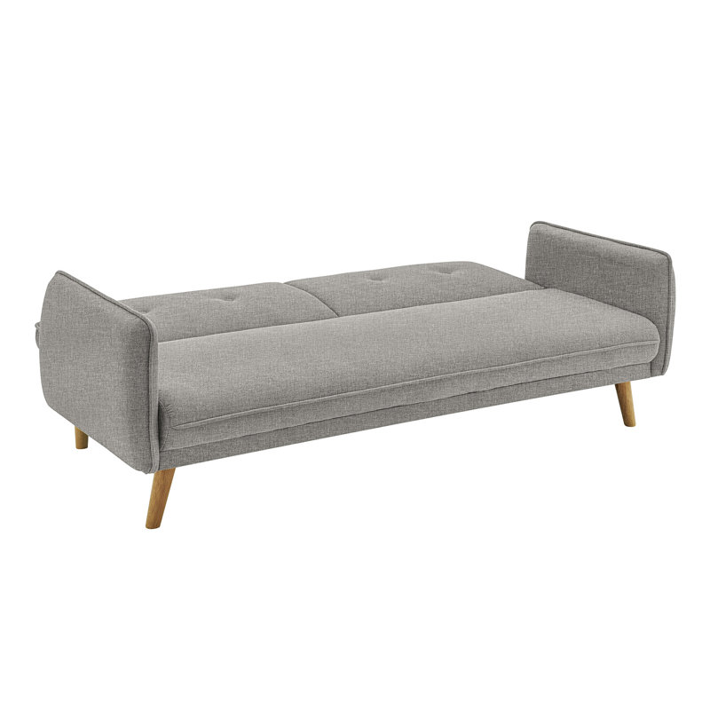 Zosia 3-Seater Sofa Textured Fabric Fine, Grey