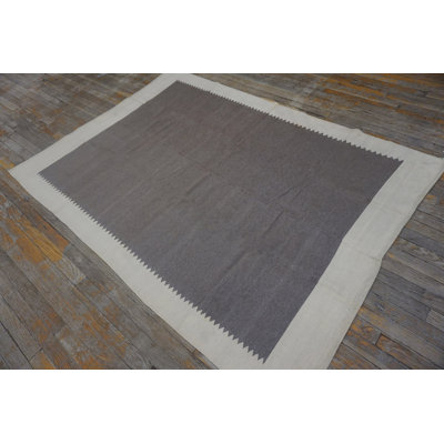 Minimalist Antique Native American Navajo Rio Grande Rug