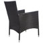 Chaise de patio avec coussin Duchesne