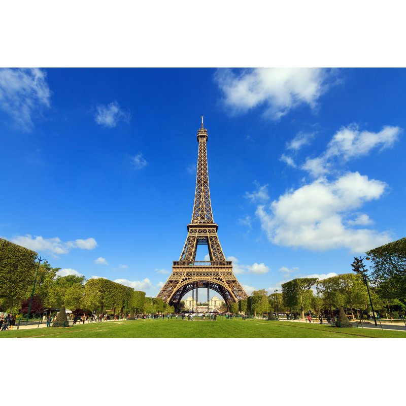Eiffel Tower by Dennisvdw - Wrapped Canvas Print, 20cm H x 30cm W