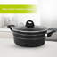 ROYALFORD Casserole Dish | Induction Safe Cooking Pot with Tempered Glass Lid | Forged Aluminium Cookware with 5-Layer Non-Stick Granite Coating PFOA Free & Dishwasher Safe | Terranox Series-88147165