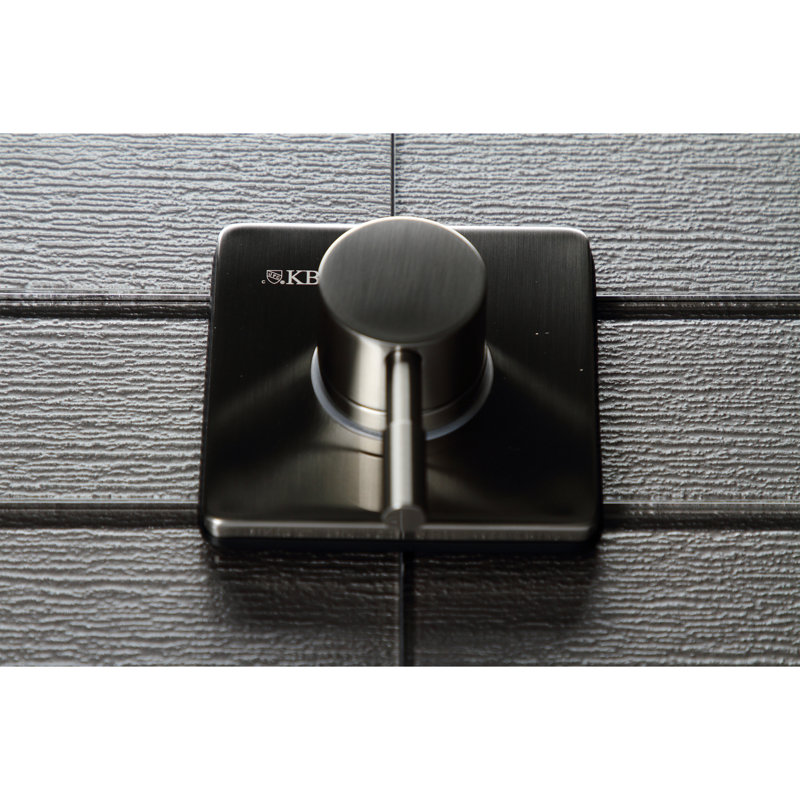 Soupape à trois voies à poignée simple avec ensemble de garniture Concord, Nickel brossé