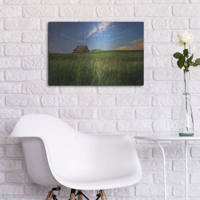 Gracie Oaks 'The Barn At Ladow Butte' by Rick Berk Metal Wall