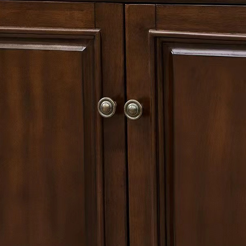 American style solid wood half round sideboard
