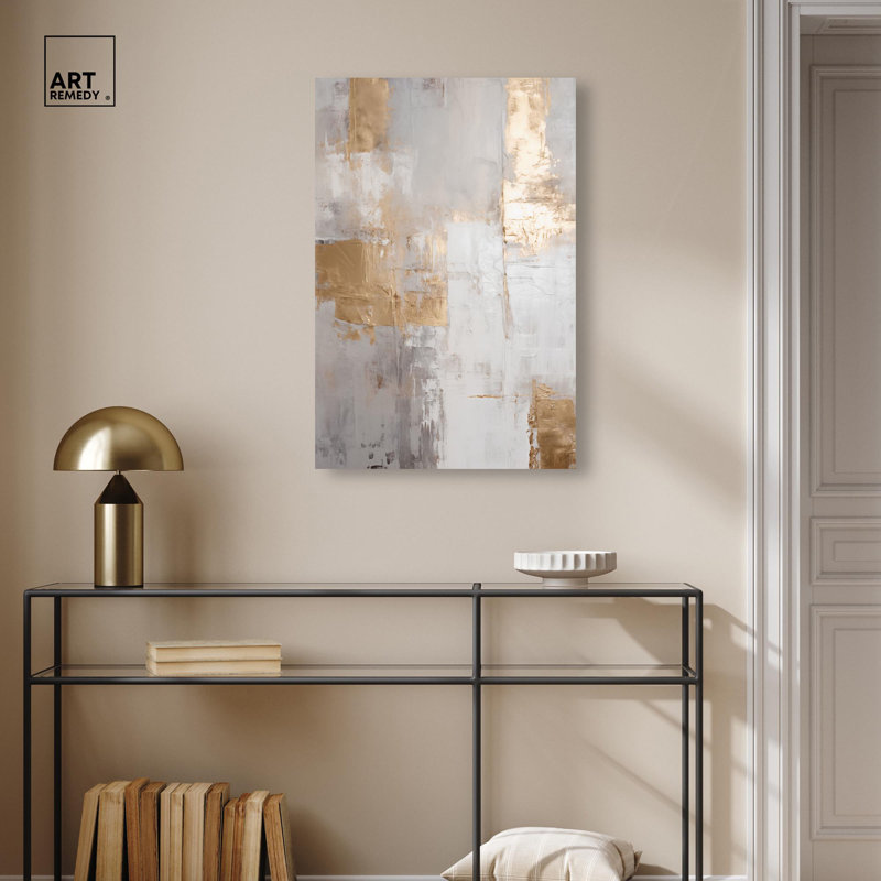 Toile Reminiscence I tissée par Art Remedy, 45" H x 30" W, Toile tendue, Toile tendue