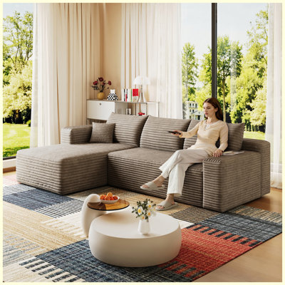 Canapé modulaire 95 po Camel Cloud
