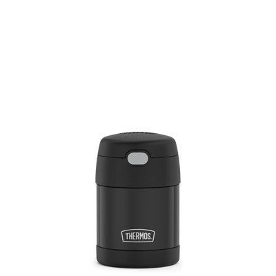 10 oz Pot de nourriture en acier inoxydable Funtainer® - noir