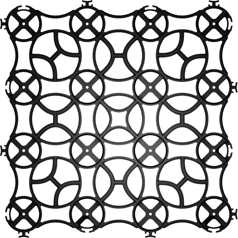 Ensemble de tuiles de terrasse