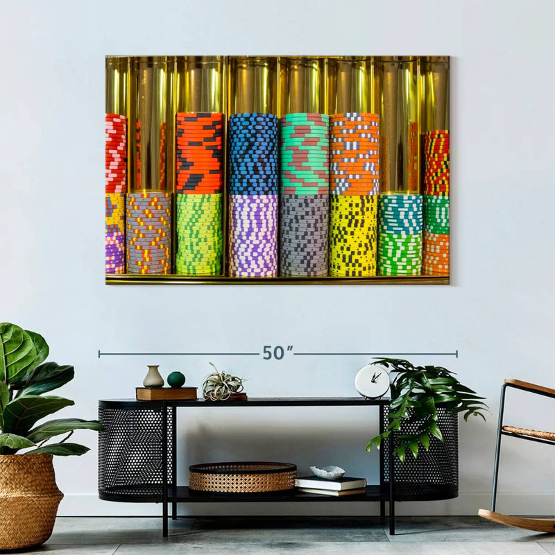 Senne Gambling Chips, 32" H x 48" W