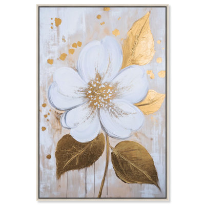 Art Remedy Elegant Flower Art Canvas, Luxe Flower I