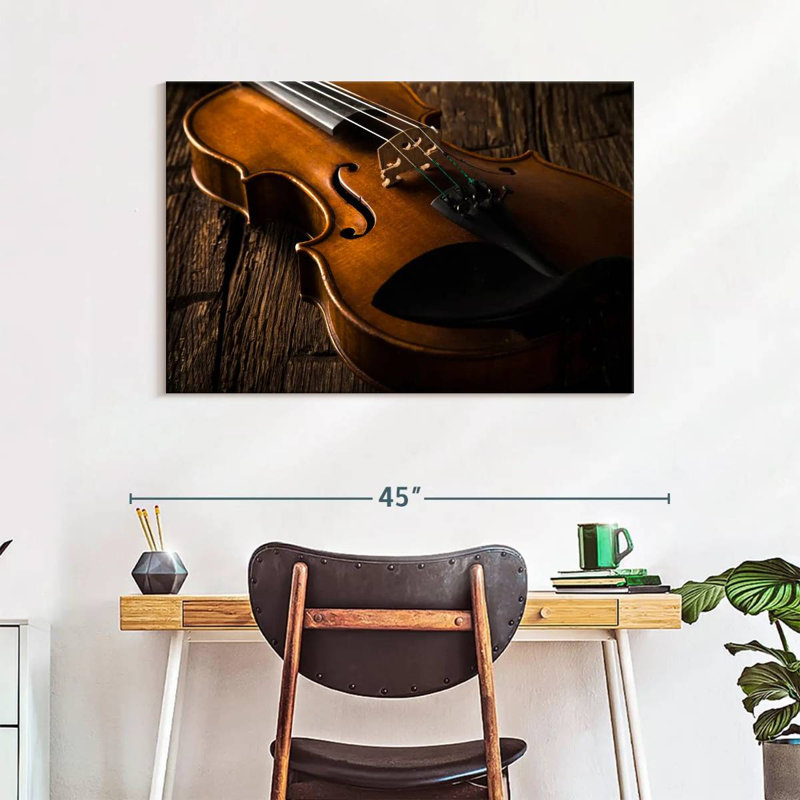 Abarca Violin Woodgrain, 26" H x 39" W