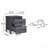 Toolless Assembly Nightstand