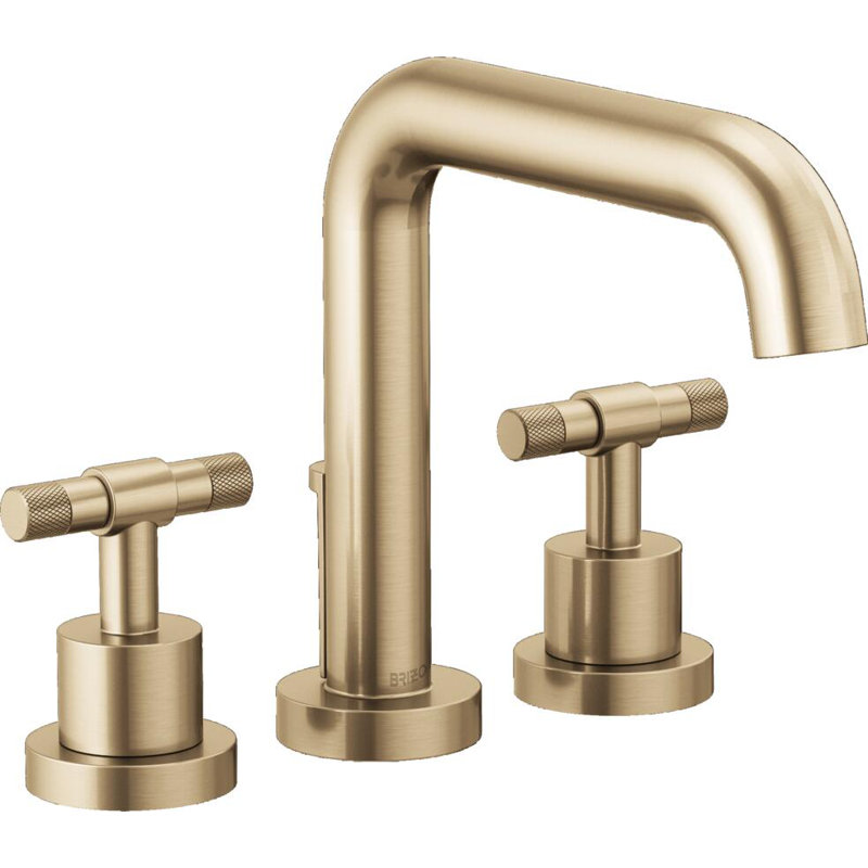 Litze® Roman Tub Faucet, Luxe Gold, T-Lever