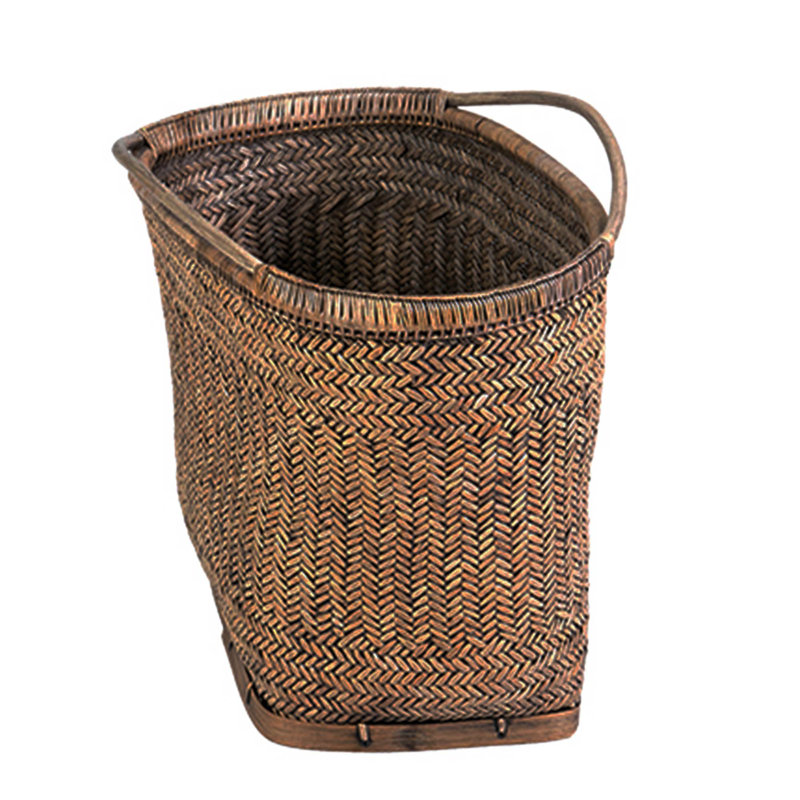 Joss & Main Bamboo and Rattan Decorative Basket