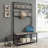Everheart Hall Tree 40'' Wide with Shoe Storage-1891098079