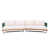 Beige Cushion/Green Rope Teak Finish selected