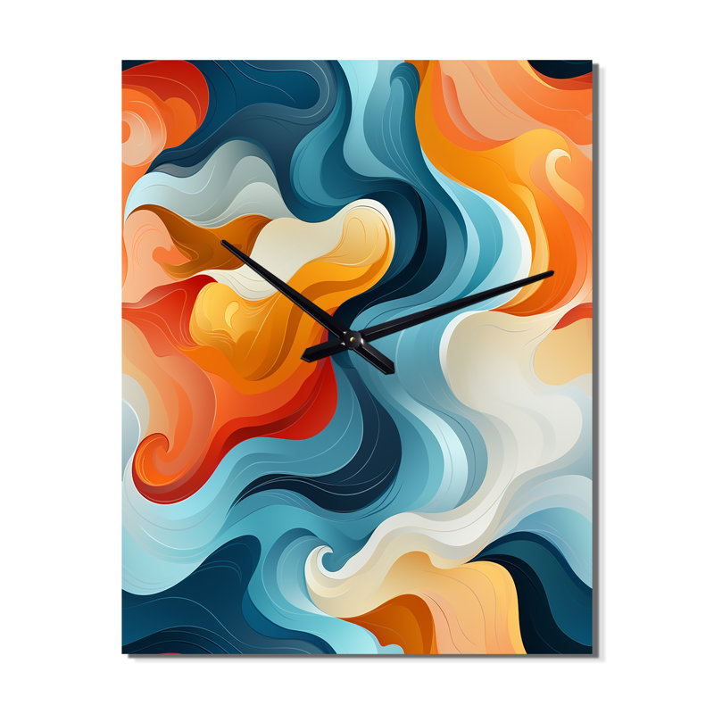 Horloge murale tropicale Palm Oasis, H 32 po x l 16 po x P 1 po