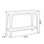 Console rectangulaire en bois massif noyer-131256820