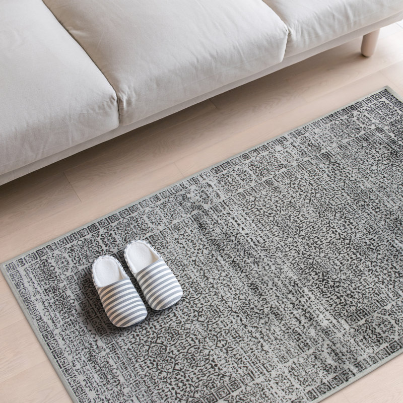 Argent tapis décoratif oriental Arieh