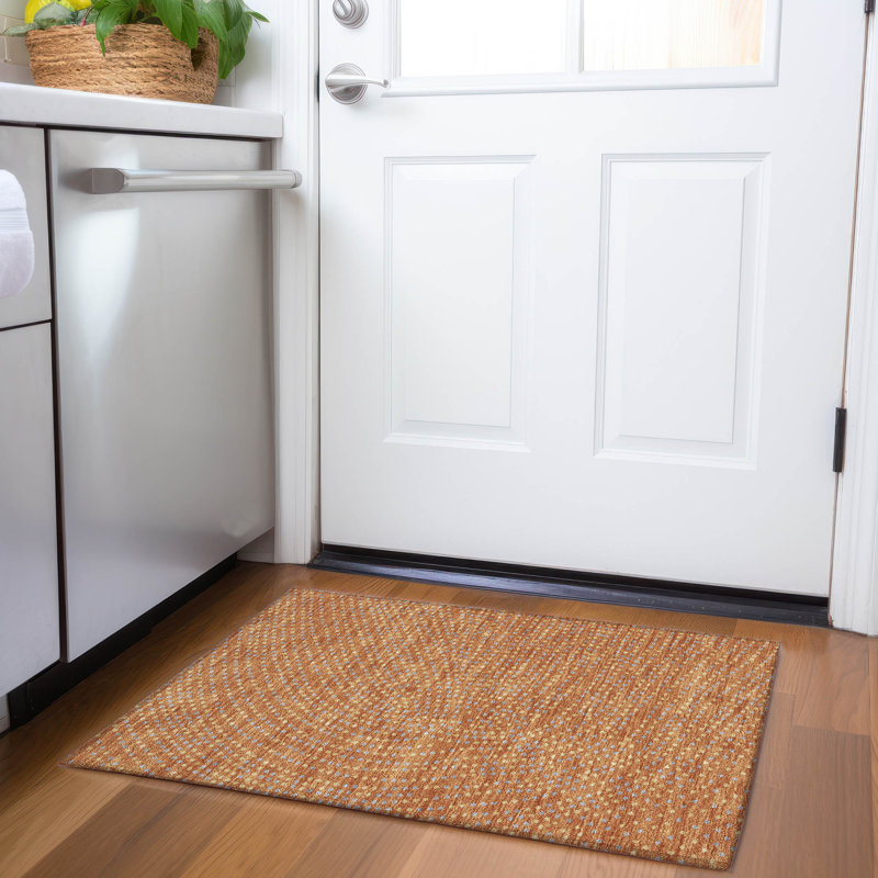 Premium Machine Washable Colmenero AMF1021 Circles Rug, Rectangle 1'8" x 2'6"