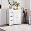 Rhonwen 81cm W Bathroom Storage  Cabinet with Drawers and Adjustable Shelves