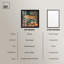 «Tigers and Blooms Shadowbox Print», art mural maximaliste par Art Remedy-115127619-115127625