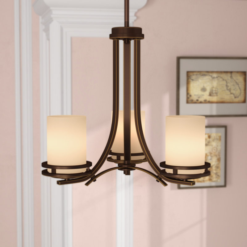 Lustre classique / traditionnel à 3 lumières Hendrik