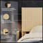 Tête de lit en bois pour grand lit, 64,4 /