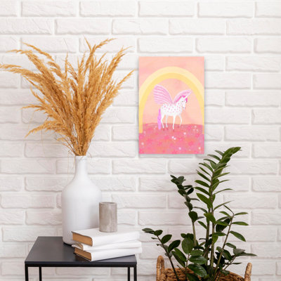 Magie arc-en-ciel, licorne, rêve, fantaisie, art animalier abstrait
