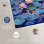 Art mural bleu Lilipads Blues par Art Remedy-102547170-102547166