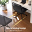 Chaise de bureau en cuir Keyri Criss Cross-124213127-124213124-122533105